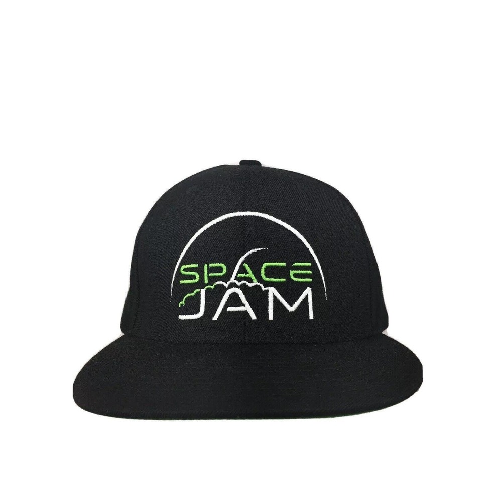 Space Jam Unisex Cap Snap Back Black Hat Adjustable